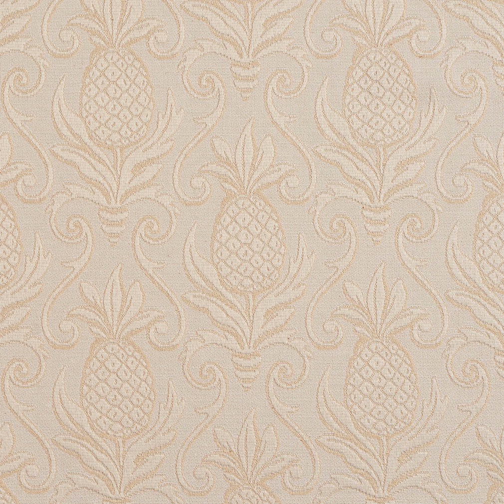 Essentials Upholstery Damask Fabric Beige / Ivory Pineapple