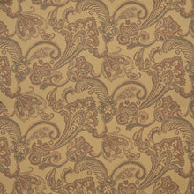 Load image into Gallery viewer, Essentials Outdoor Upholstery Drapery Damask Fabric / Brown