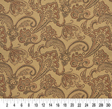 Load image into Gallery viewer, Essentials Outdoor Upholstery Drapery Damask Fabric / Brown
