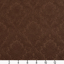 Load image into Gallery viewer, Essentials Upholstery Damask Fabric Brown / Cocoa Cameo