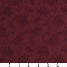 Load image into Gallery viewer, Essentials Heavy Duty Damask Upholstery Fabric / Burgundy