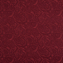 Load image into Gallery viewer, Essentials Upholstery Damask Fabric Burgundy / Wine Paisley