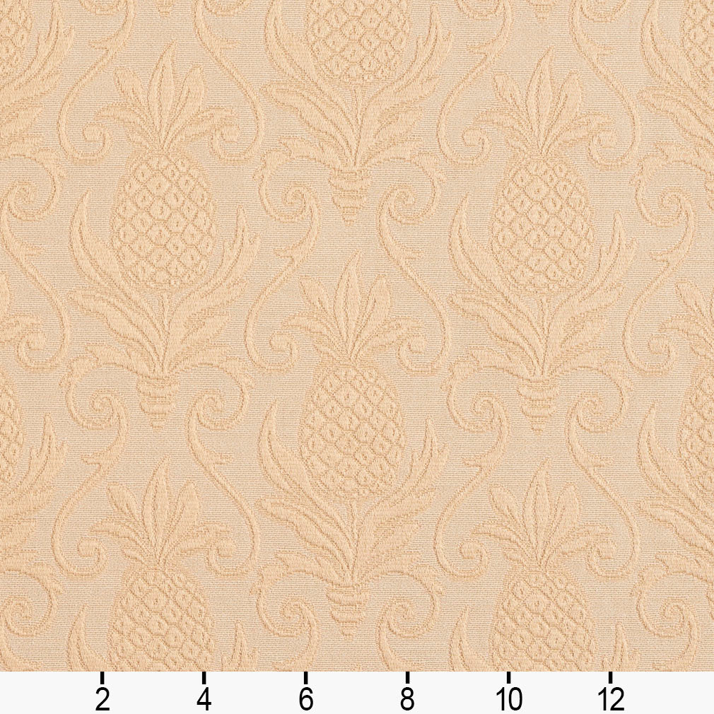 Upholstery Damask Fabric Cream Natural Pineapple Fabric Bistro Columbia South Carolina