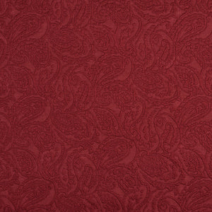 Essentials Upholstery Damask Fabric Dark Red / Ruby Paisley