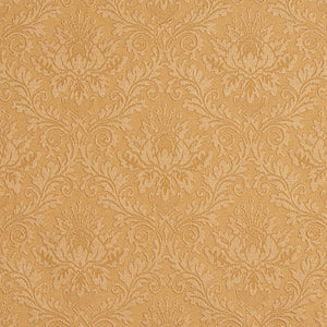 Essentials Upholstery Damask Fabric Dark Yellow / Gold Cameo