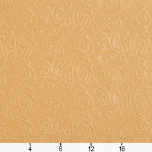 Load image into Gallery viewer, Essentials Upholstery Damask Fabric Dark Yellow / Gold Paisley