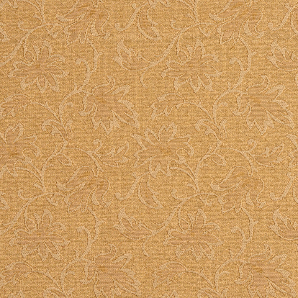Essentials Upholstery Damask Fabric Dark Yellow / Gold Trellis