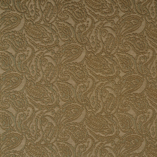 Essentials Upholstery Damask Fabric Green / Sage Paisley