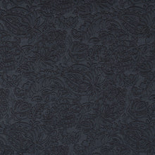 Load image into Gallery viewer, Essentials Upholstery Damask Fabric Navy / Delft Garden
