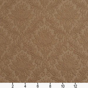 Essentials Upholstery Damask Fabric Tan / Sand Cameo