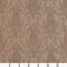 Load image into Gallery viewer, Essentials Upholstery Damask Fabric Tan / Sand Pineapple