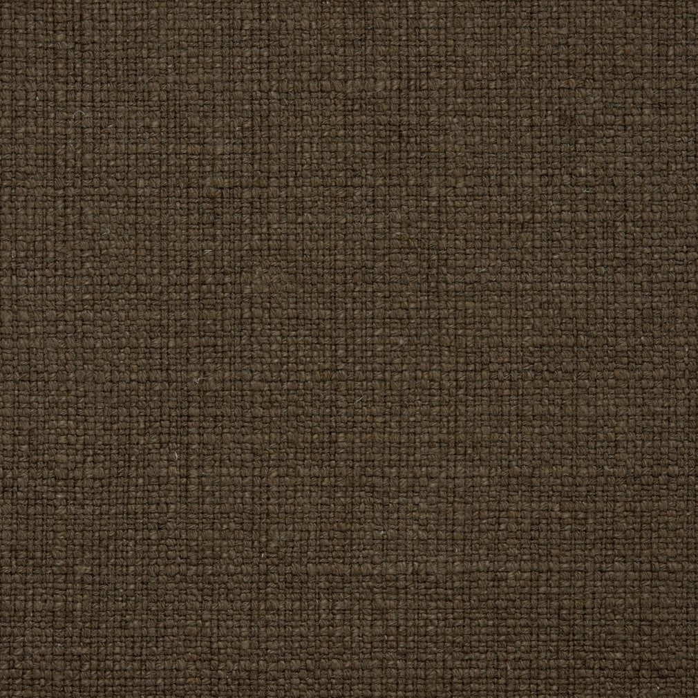 Essentials Linen Cotton Upholstery Fabric / Dark Brown