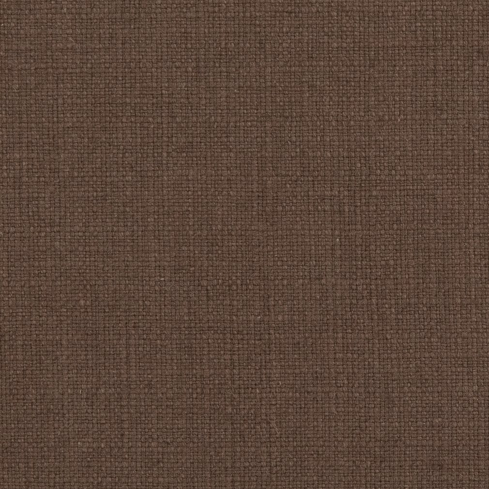 Essentials Linen Cotton Upholstery Fabric / Dark Brown