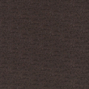 Essentials Heavy Duty Floral Upholstery Vinyl Dark Brown / Nutmeg