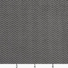 Load image into Gallery viewer, Essentials Upholstery Velvet Chevron Fabric Dark Gray / CB800-40