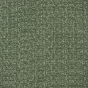 Essentials Dark Green Abstract Upholstery Fabric / Sage
