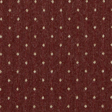 Load image into Gallery viewer, Essentials Dark Red Beige Upholstery Fabric / Spice Dot