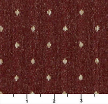 Load image into Gallery viewer, Essentials Dark Red Beige Upholstery Fabric / Spice Dot