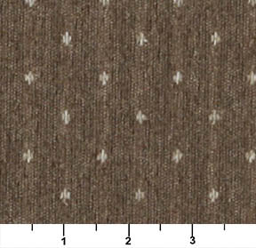 Essentials Dark Tan Beige Upholstery Fabric / Café Dot
