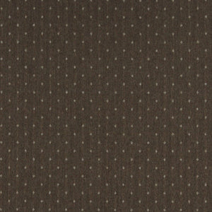 Essentials Dark Tan Beige Upholstery Fabric / Café Dot