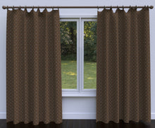 Load image into Gallery viewer, Essentials Diamond Upholstery Drapery Black Fabric