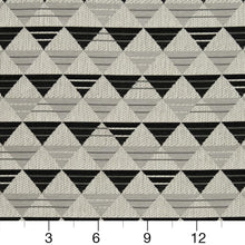 Load image into Gallery viewer, Essentials Heavy Duty Diamond Upholstery Drapery Fabric / Black Gray