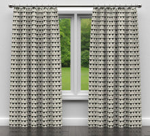 Load image into Gallery viewer, Essentials Heavy Duty Diamond Upholstery Drapery Fabric / Black Gray