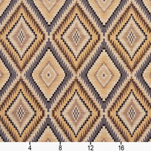 Load image into Gallery viewer, Essentials Diamond Upholstery Fabric Brown Beige Cream / Chateau Tuscon