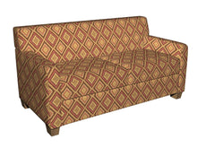 Load image into Gallery viewer, Essentials Diamond Upholstery Fabric Brown Pink Beige / Tiki Tuscon