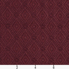 Load image into Gallery viewer, Essentials Heavy Duty Diamond Upholstery Fabric / Burgundy