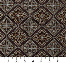 Load image into Gallery viewer, Essentials Diamond Upholstery Drapery Dark Brown Fabric