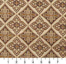 Load image into Gallery viewer, Essentials Diamond Upholstery Drapery Tan Fabric