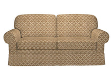 Load image into Gallery viewer, Essentials Diamond Upholstery Drapery Tan Fabric