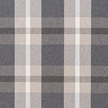 Load image into Gallery viewer, Beige Grey Plaid Check Stain Resistant Upholstery Fabric