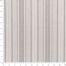 Load image into Gallery viewer, Light Grey Natural Stripe Upholstery Stain Resistant Fabric