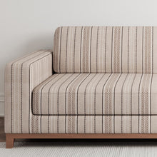 Load image into Gallery viewer, Beige Stripe Upholstery Stain Resistant Fabric