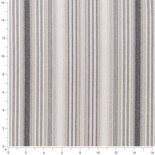 Load image into Gallery viewer, Beige Grey Stripe Stain Resistant Upholstery Fabric