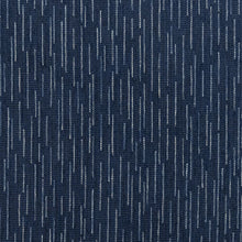 Load image into Gallery viewer, Dark Blue Stripe Stain Resistant Upholstery Fabric
