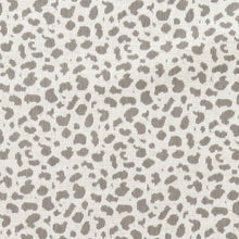 Load image into Gallery viewer, Ivory Grey Animal Skin Stain Resistant Upholstery Fabric