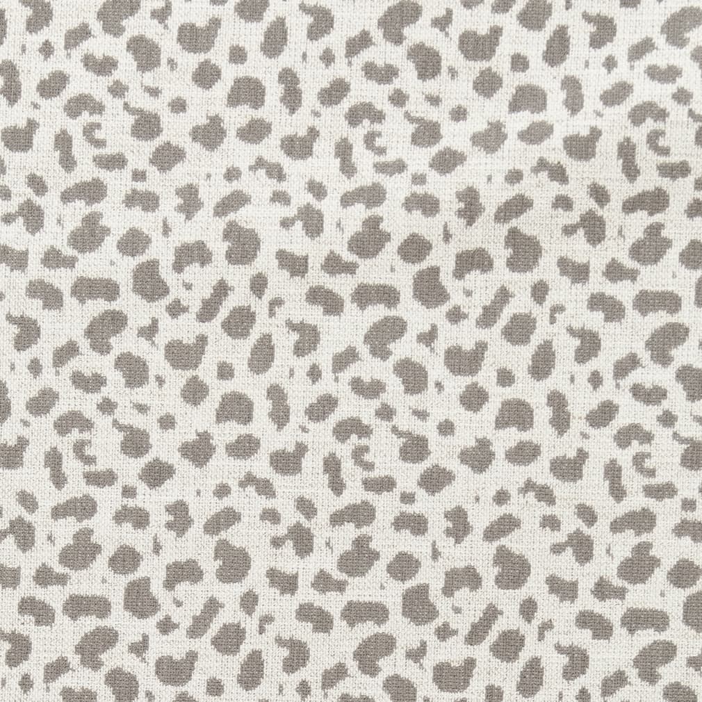 Ivory Grey Animal Skin Stain Resistant Upholstery Fabric