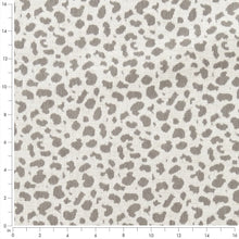 Load image into Gallery viewer, Ivory Grey Animal Skin Stain Resistant Upholstery Fabric