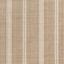 Load image into Gallery viewer, Brown Beige Stripe Upholstery Stain Resistant Fabric