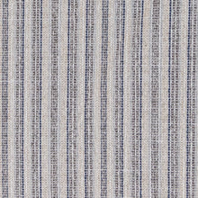 Load image into Gallery viewer, Beige Blue Grey Stripe Stain Resistant Upholstery Fabric