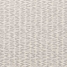 Load image into Gallery viewer, Ivory Grey Stripe Stain Resistant Upholstery Fabric
