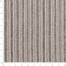 Load image into Gallery viewer, Beige Brown Stripe Stain Resistant Upholstery Fabric