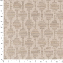 Load image into Gallery viewer, Beige Ikat Geometric Stain Resistant Upholstery Fabric