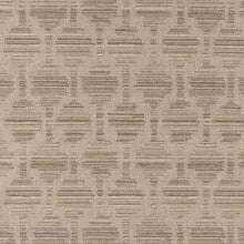 Load image into Gallery viewer, Brown Beige Ikat Geometric Stain Resistant Upholstery Fabric