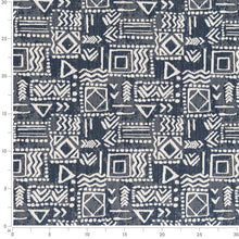 Load image into Gallery viewer, Grey Geometric Stain Resistant Upholstery Fabric