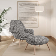 Load image into Gallery viewer, Tan Geometric Stain Resistant Upholstery Fabric