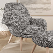 Load image into Gallery viewer, Tan Geometric Stain Resistant Upholstery Fabric
